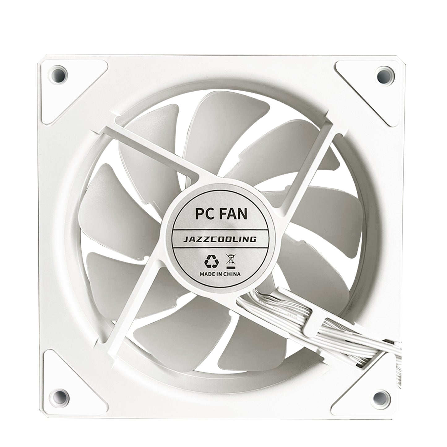 RGB Fans 120mm PWM Fans 3 Pack White PC argb Fans, HM-120 pc pwm RGB Fans with 12v 4pin pwm and 5v 3pin argb Plug, Infinity Mirror ARGB Addressable Lighting - Low Noise Computer Fans for PC Cooler and Case
