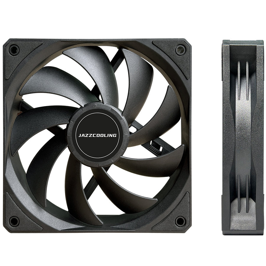 PWM PC Fans, 120mm Fans,High Performance 4pin PWM Fans，3 Pack 120mm Fan with Rifle Bearing 400-1,800RPM 73.6CFM - Low Noise Computer Fans for PC Case, Radiator, and CPU Cooling
